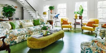 Color and Pattern Punch Up the Classic Decor in This Hamptons Home ...