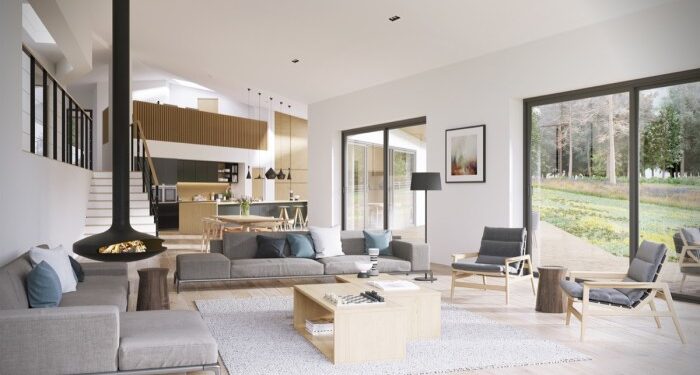 Sleek Open Plan Interior Design Inspiration for Your Home - RooHome