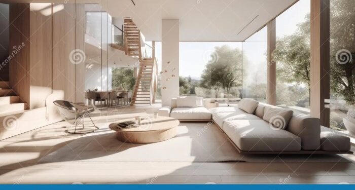 Minimalist Interior Design with a Focus on Natural Light and Air Flow ...